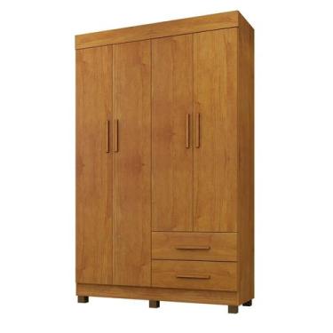 Imagem de Roupeiro Copacabana New 4 Portas 2 Gavetas Benetil - Benetil Móveis, C