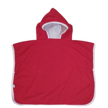 Imagem de Saida de Praia Piscina Com Capuz Cores Neon Verão Toalha Poncho Bebê -