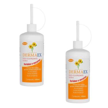 Imagem de Kit 2 Óleo De Girassol Cicatrizante 100ml - Dermaex - Nutriex