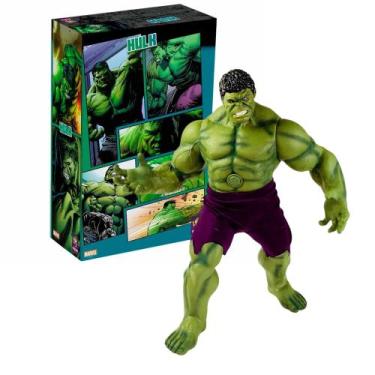 Imagem de Boneco do Incrível Hulk Marvel 10 Sons Super Herói Vingadores Action F