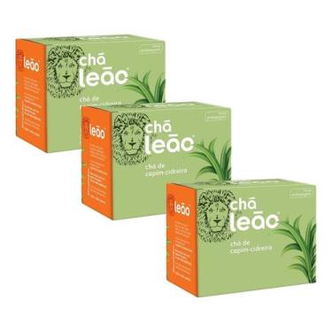 Imagem de Chá Leão Capim-cidreira Em Sachê 10g 10 U Kit 3