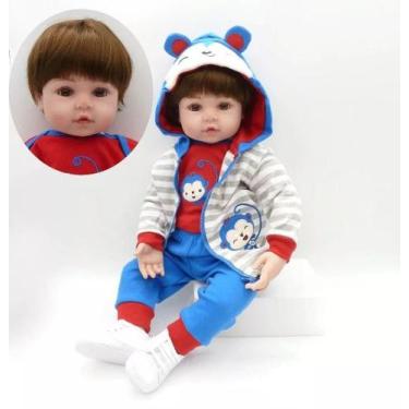 Imagem de Bebê Reborn Menino Realista 100% Silicone 47cm - Pedro - PRO BABY REBO