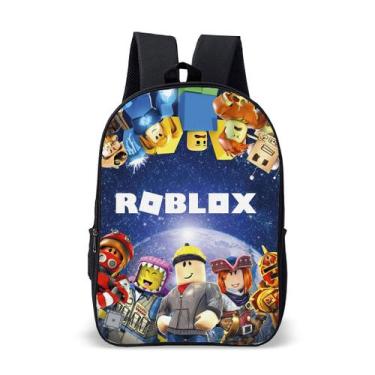 Imagem de Mochila Escolar Avulsa Infantil do Roblox Menino e Menina  - Use Thuco