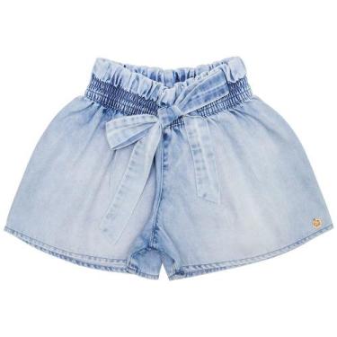 Imagem de Shorts Infantil Look Jeans Godê Jeans, Azul, 3
