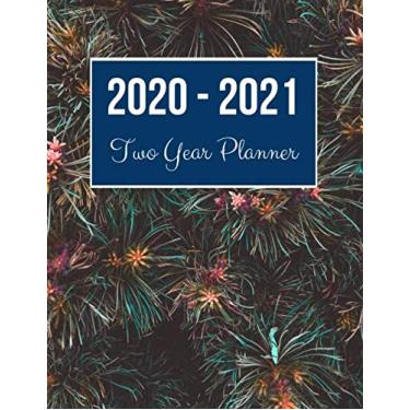Imagem de Agenda de dois anos 2020-2021: capa de flor pétala | Planejador semanal e mensal 2020 | 1º de janeiro de 2020 a 31 de dezembro de 2021 | Visualizações do calendário