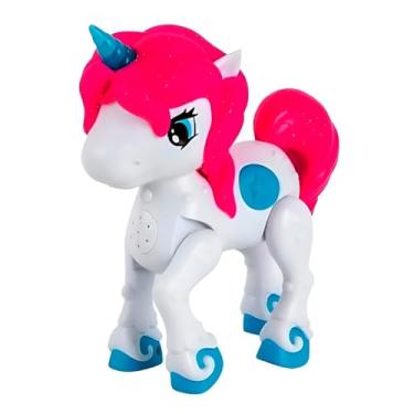Imagem de Brinquedo Bebê Unicórnio Com Luz Som Diversão Brincadeira (Cabelo Rosa)
