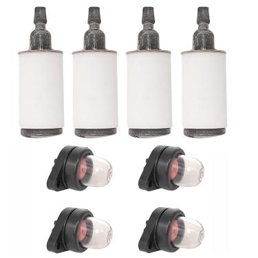 Imagem de FJSaDobo Conjunto de 6 filtros de combustível 530071835 para motosserra Poulan Craftsman Weedeater 1900 1950 1975 2025 2050 2055 2075 2150 2155 2175 2250 2350 2375