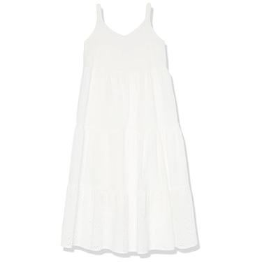 Imagem de Splendid Vestido longo com ilhós tamanho único para meninas, Branco, 7 Anos