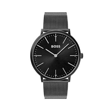 Imagem de BOSS Relógio masculino de quartzo 1513542 durante todo o ano, Preto/preto, 40mm, Pulseira