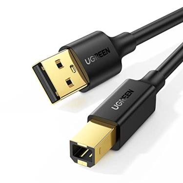 Imagem de UGREEN Cabo de impressora USB A para B de 5 pés - alta velocidade para HP, Canon, Brother, Samsung, Dell, Epson, Lexmark, Xerox e muito mais