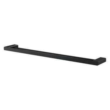 Imagem de PortaToalhas Duplo 676mm DocolFlat Ônix Docol - DOCOL DOCOL