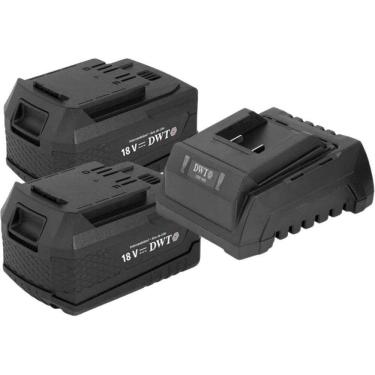Imagem de Kit Bateria Dwt Vonder - 2 Baterias 18V 4Ah + Carregador