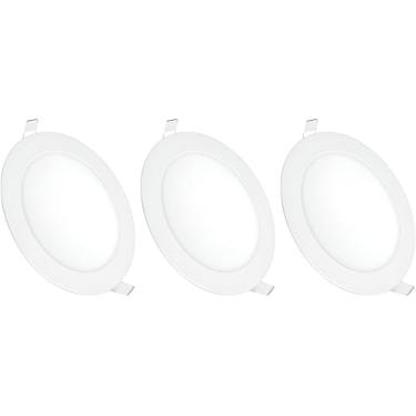 Imagem de Plafon LED Embutir Redondo 6w Luminária Branco Frio Bivolt Elgin (Kit 3 Unidades)