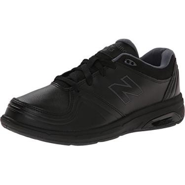 Imagem de New Balance Tênis de caminhada feminino 813 V1 com cadarço, Preto, 34
