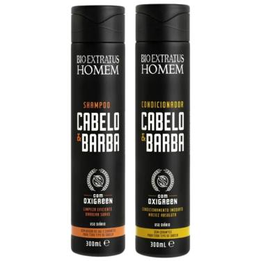 Imagem de Kit Bio Extratus Homem Cabelo & Barba Shampoo 300ml + Condicionador 300ml