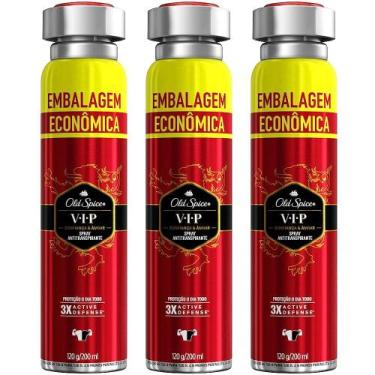 Imagem de Desodorante Spray Antitranspirante Old Spice VIP 200ml/124g - 3 unidad