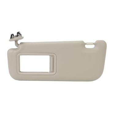 Imagem de Espelho de Visor Premium Bege Pu Car Car Com Maquiagem Mirorr, Substituto para a 20072013, Bloqueia Os Raios UV, Adiciona Estilo (Esquerda)