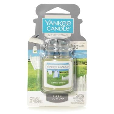 Imagem de Yankee Candle Purificadores de ar para carros, jarra de carro suspensa® Ultimate Clean Cotton® perfumada, neutraliza odores por até 30 dias
