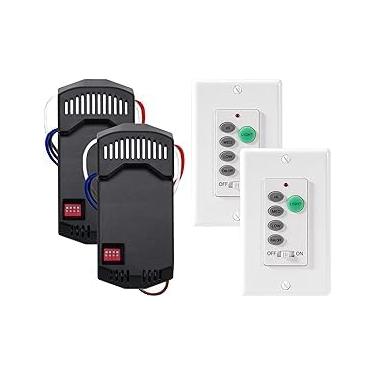 Imagem de GREENBELL Kit De Controle Remoto Para Ventilador De Teto, Controle Remoto Universal Para Ventilador De Teto Uc9050T, Controle Remoto De Parede Para Ventilador De Teto Uc9050T Compatível Com Hampton