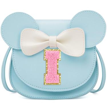 Imagem de OYLOLA Presentes de aniversário para meninas de 3, 4, 5, 6, 7 e 8 anos, bolsa infantil para meninas pequenas, presente para meninas, Azul e rosa