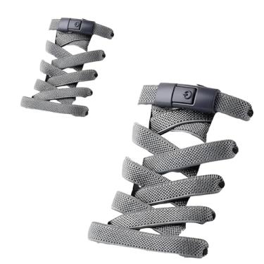 Imagem de Kit 2 Pares De Cadarço Premium Elástico Para Tênis, Fecho ABS, Ajustável, Sem Amarrar, Ideal Para Esportes E Uso Diário, Conforto E Praticidade, Marca VARENZIA