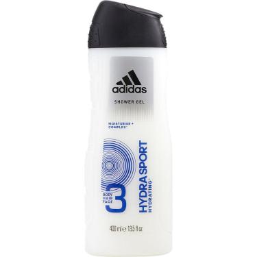 Imagem de Gel De Banho Masculino Adidas Hydra Sport 3-In-1 390 Ml