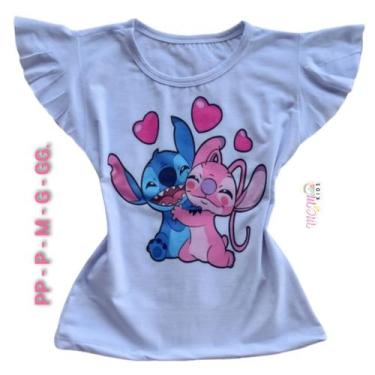 Imagem de Blusinhas infantil para meninas do stitch. - MC MODA KIDS, Stitch 01, 
