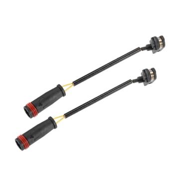 Imagem de Hihaha Sensor de pastilha de freio de carro Sensor indicador de desgaste da pastilha de freio a disco dianteiro traseiro adequado para Mercedes-Benz Sprinter 1500 - Pacote com 2 materiais pretos