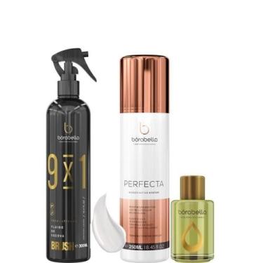 Imagem de Borabella Fluido Brush 300ml + Perfecta 250ml + Argan 7ml