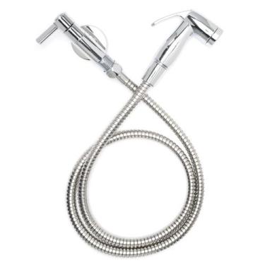 Imagem de Ducha Higiênica Em Metal Cromado Com Flexível De Inox C-40 CasaGrande 