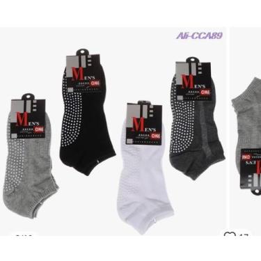 Imagem de Kit 3 Pares Meia Fitnes Yôga Academia C/ Antiderrapante 35a39 Feminina