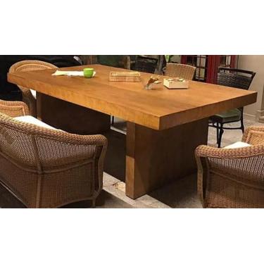 Imagem de Mesa em U de Demolição com Pés Recuados Made Wood, Comprimento 250cm x