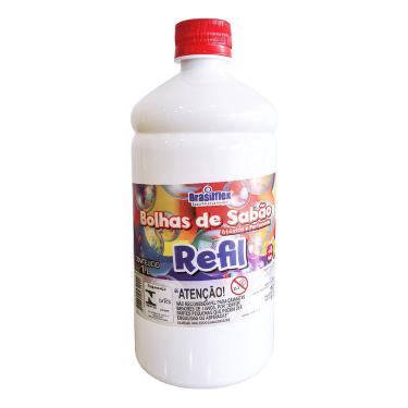 Imagem de Refil Liquido Para Maquina De Fazer Bolhas De Sabão 1 Litro