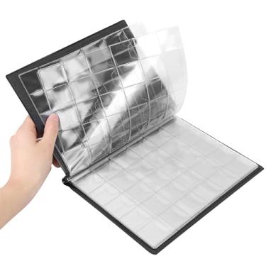 Imagem de Álbum de Coleção de Moedas de Bolsos de 250 Bolsos, 10 Páginas para Porta -Moedas, álbum de Armazenamento Money Penny Pocket para Colecionadores (Preto)