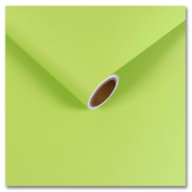 Imagem de CRE8TIVE Papel de parede verde fosco fosco papel de parede impermeável 30,5 x 899,2 cm adesivo para locatários papel de contato verde neon para paredes bancadas banheiro cozinha quarto infantil