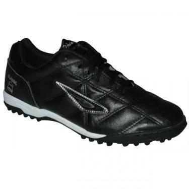 Imagem de Chuteira Society HG Classic Diavolo Com Amortecimento Cor:Preto;Tamanho:44