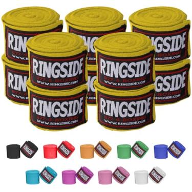 Imagem de Ringside Mexican Style Boxing Hand Wraps (5 Pairs Pack), Gold, 180"