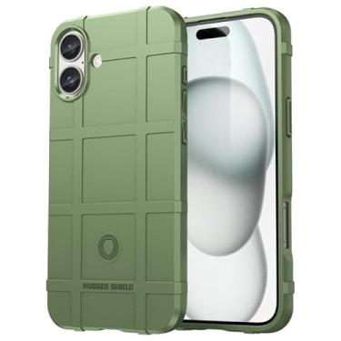 Imagem de Capa Case iPhone 16 Plus (Tela 6.7) Rugged Shield Anti Impacto (Verde)