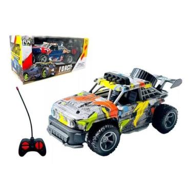 Imagem de Carrinho Controle Remoto Recarregável 4x4 Off Road Colorido - Toy king