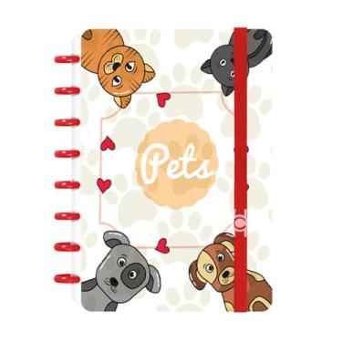 Imagem de Caderno Criativo Coração Pet A4/A5 Disco Inteligente (Médio A5)