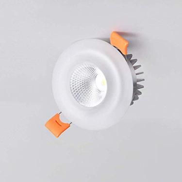 Imagem de LUOFDCLDDD Holofote, luz LED direcional 3W7W lâmpada embutida redonda ultra brilhante anti-brilho lâmpada led economia de energia quarto cozinha luzes de teto interior iluminação local para