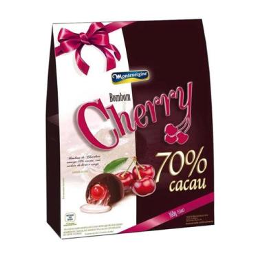 Imagem de Cherry Bombom Meio Amargo 70% cacau 160g MONTEVÉRGINE