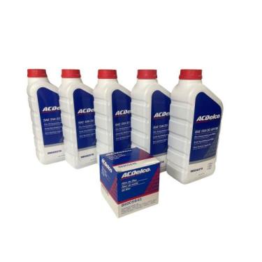 Imagem de Kit troca de oleo 5w30 semisintético + filtro CORSA 2005 A 2017 gm 985