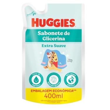 Imagem de Huggies Refil Sabonete Líquido Glicerina Extra Suave 400 ml
