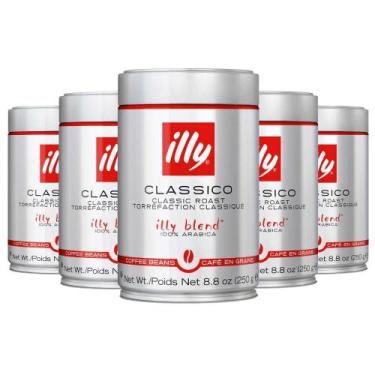 Imagem de Café Em Grão, 5 Latas De 250G, Illy - Illy café