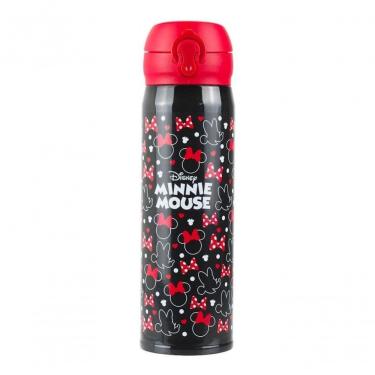 Imagem de Garrafa Térmica Preta Minnie Mouse 400ml Disney