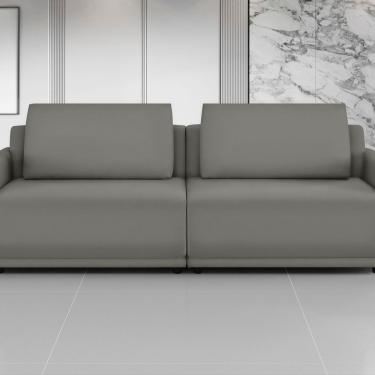 Imagem de Sofá 2 Lugares 280 Cm Apolo Veludo Chumbo