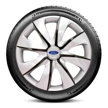 Imagem de Calota 4403 Ford Aro 14 Prata e Grafite Prime Escolha carro