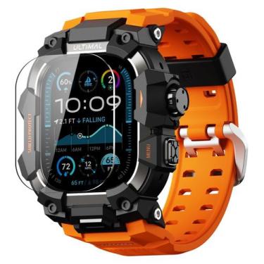 Imagem de Capa robusta Apple Watch Band ULTIMAL de 49 mm com pulseira tática