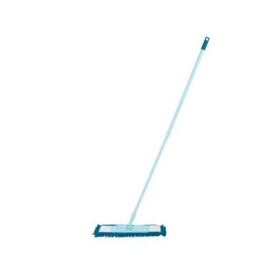Imagem de Mop Lustrador Vassoura Mágica Rodo Brilho Limpa Cantos Mor, Azul